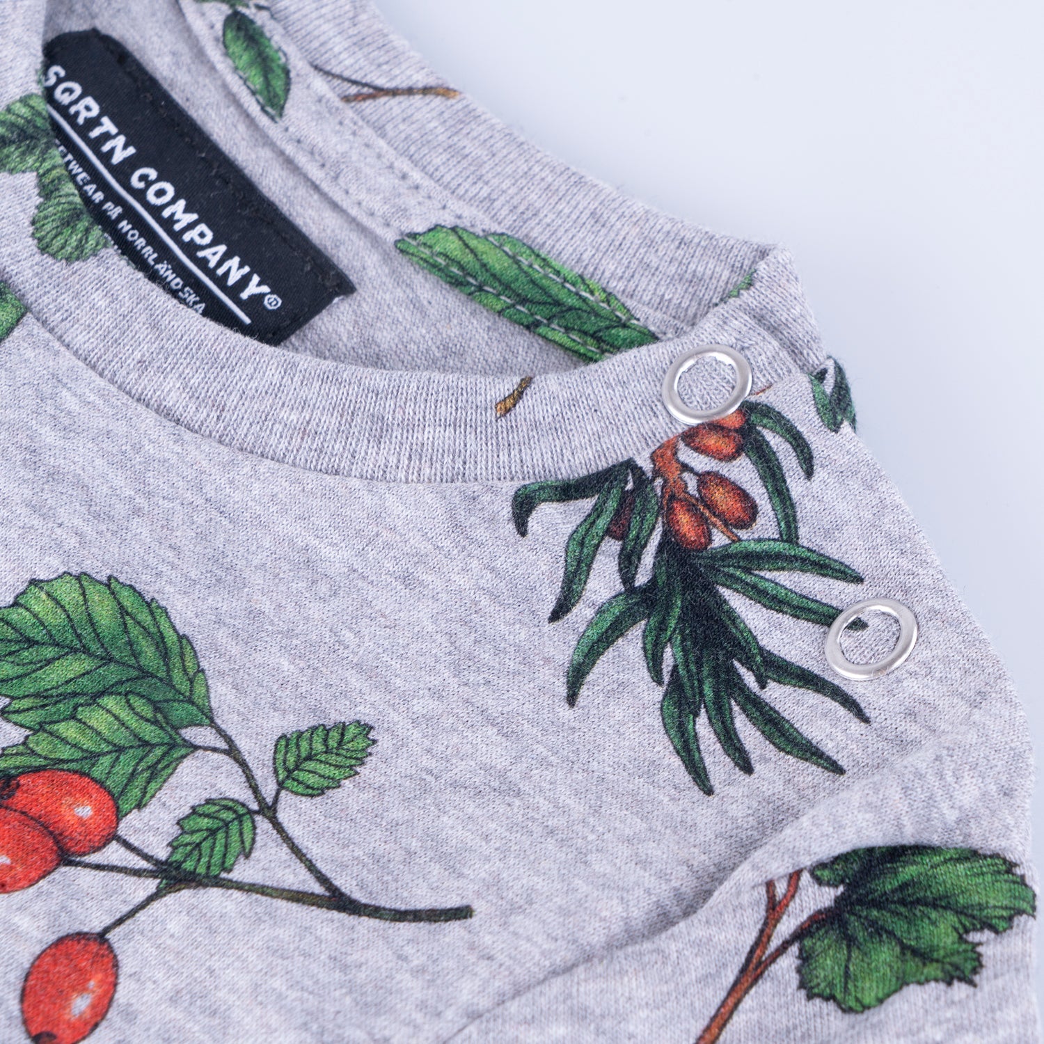 GREAT NORRLAND KIDS T-SHIRT - BERRY GREY